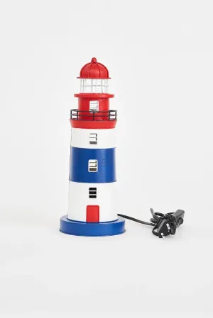 Faro de metal, 31 cm