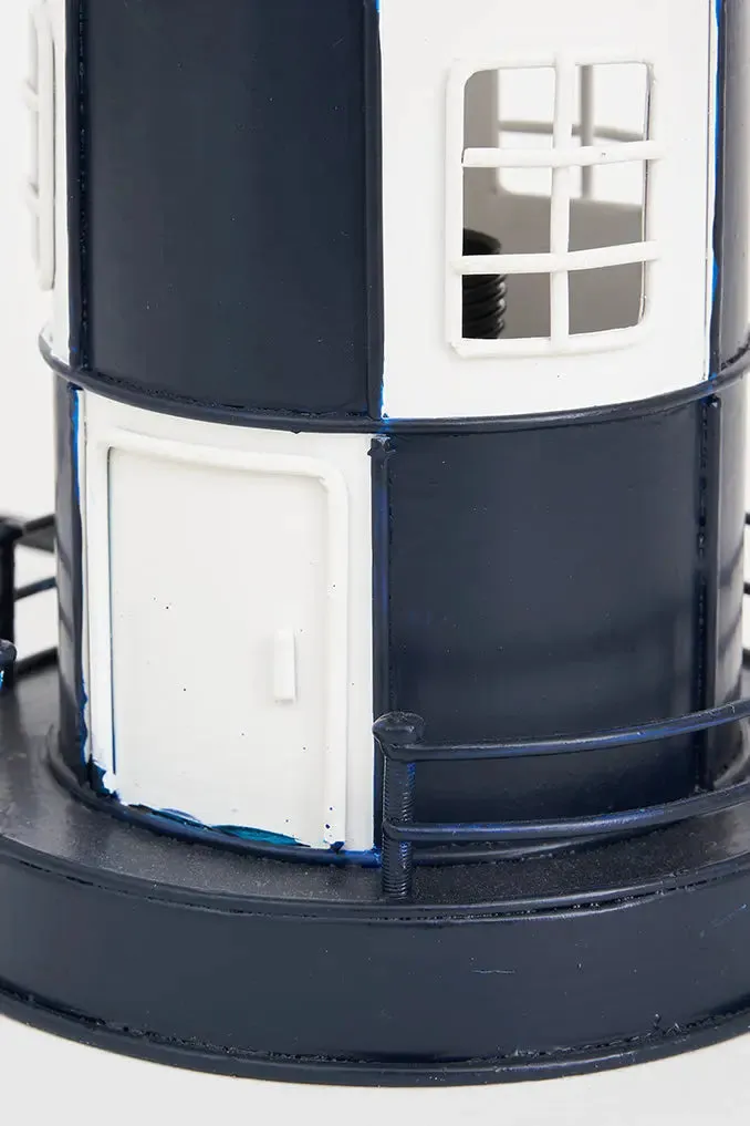 Faro de metal, 32 cm