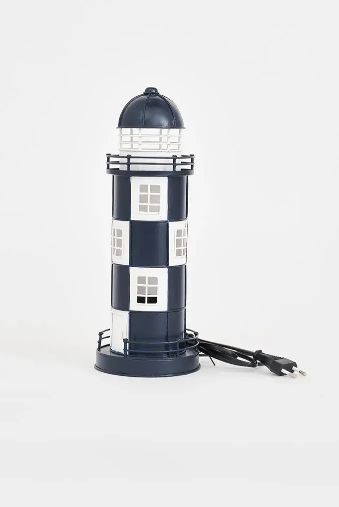 Faro de metal, 32 cm