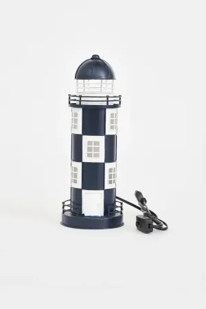 Faro de metal, 32 cm