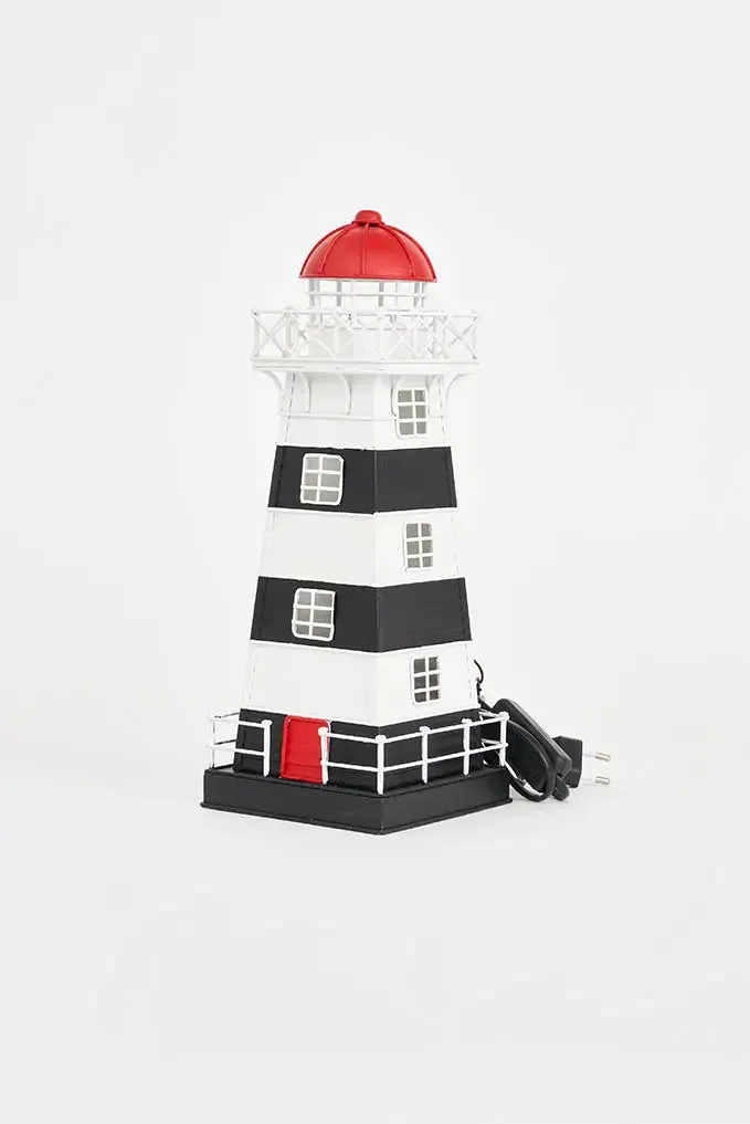 Faro de metal, 32,5 cm