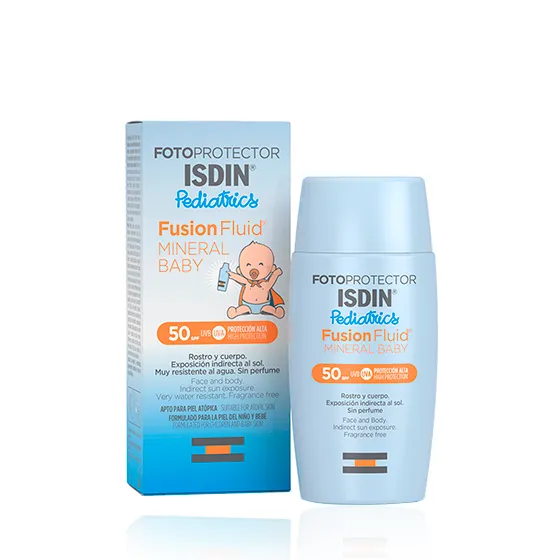 Fotoprotector Fusion Fluid Mineral Baby Pediatrics SPF 50 