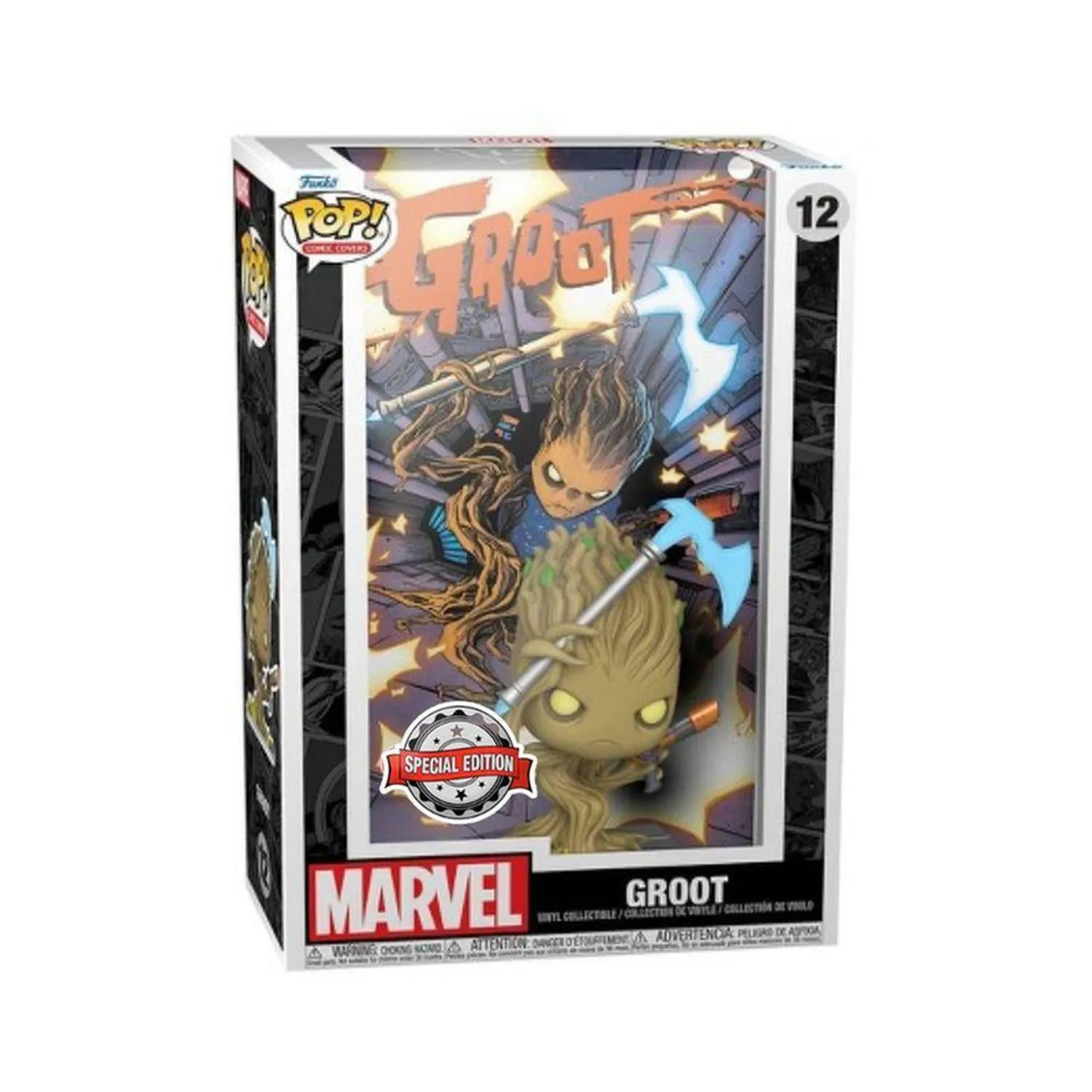 Funko Pop Comic Cover Groot 12 Special Edition Guardianes De La Galaxia By Marvel - Limited Edition