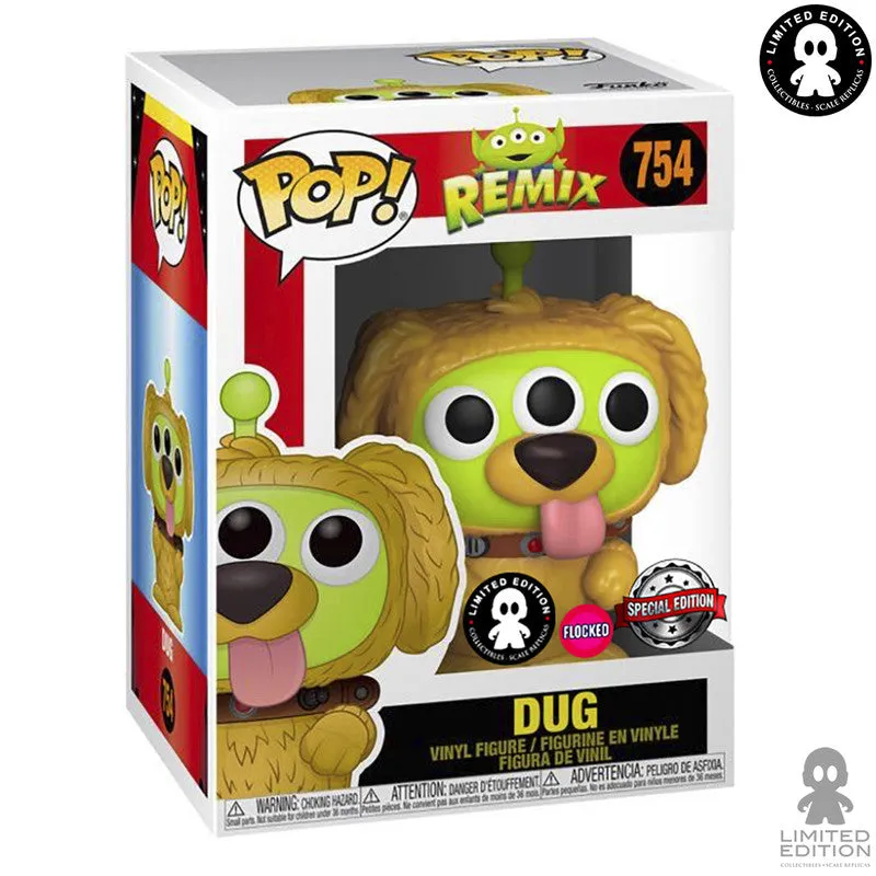 Funko Pop Dug 754 Flocked (Exclusivo) Disney