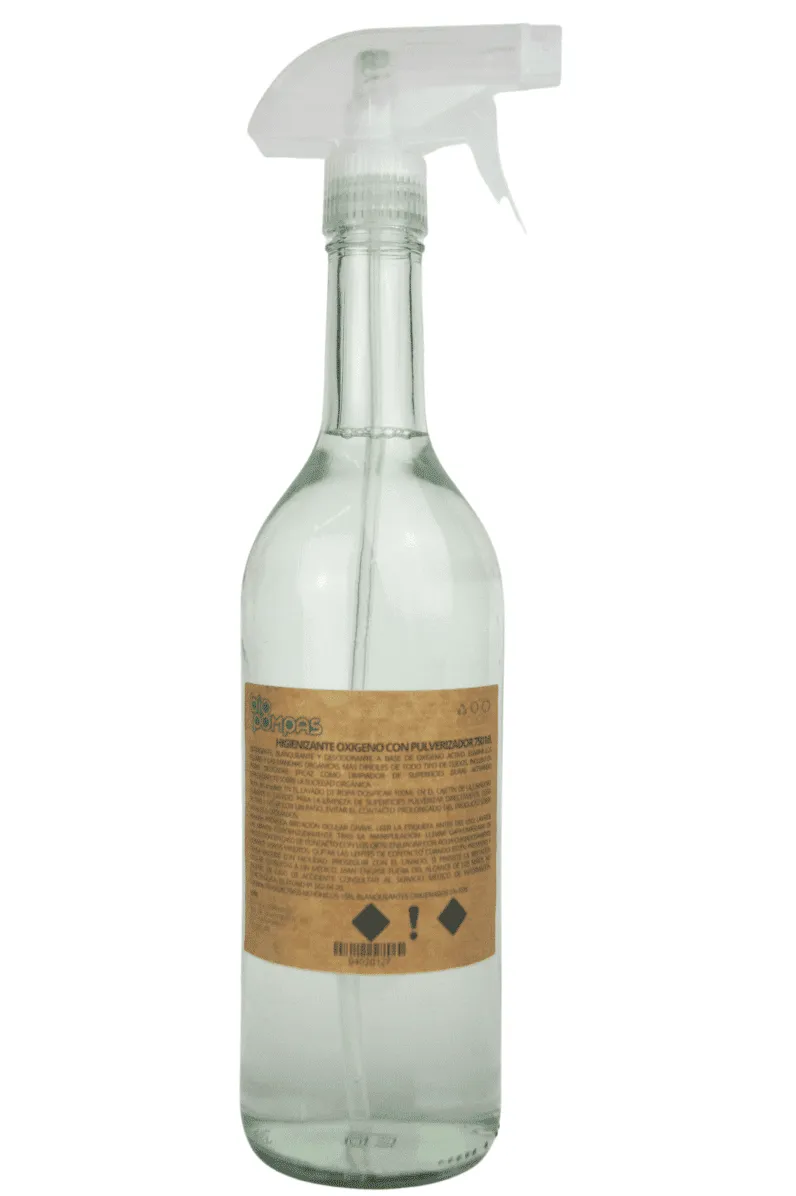 Higienizante Oxigeno en pulverizador 750 ml - Bio Pompas