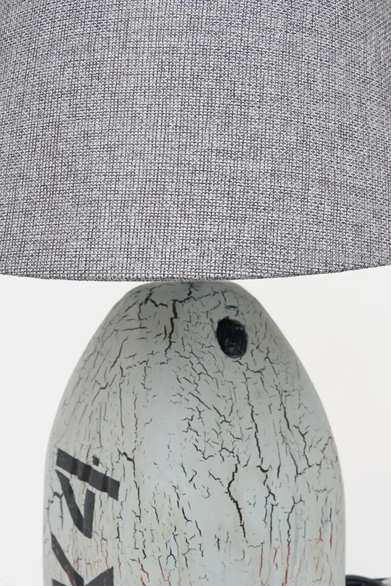 Lámpara de madera boya