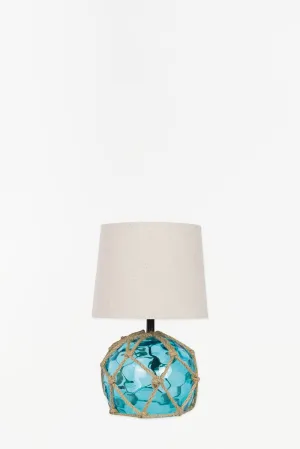 Lámpara de mesa boya azul transparente - D1232A