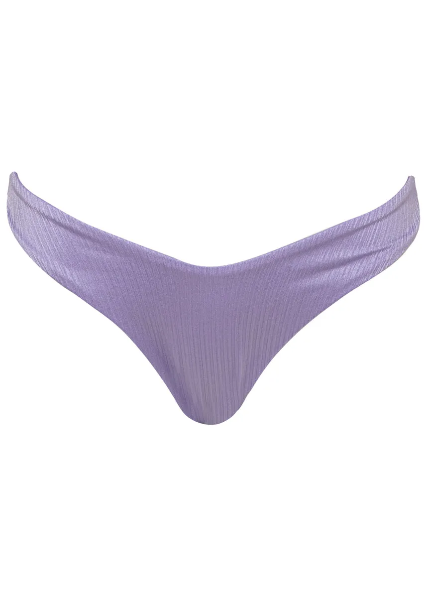 Maaji Lavander Wisteria Splendour Regular Rise Thin Side Bikini Bottom