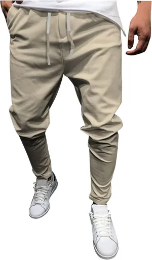 Men's Heavyweight Cargo Sweatpants Baggy Loose Drawstring Elastic Waist Athletic Jogger Sweat Pants with, M-5XL