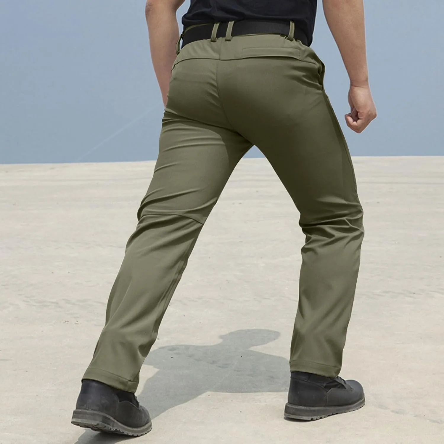 Men's Tactical Cargo Pants, Ripstop Water Resistant Cargo Work Pants for Men, Stretch Hiking Pants with Multi Pockets
