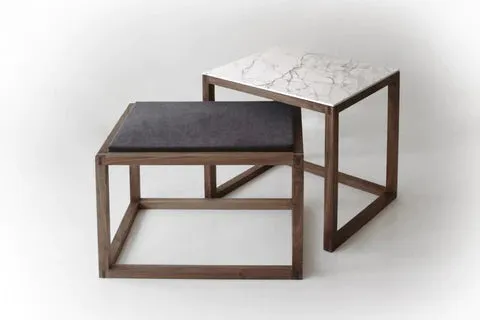 Mesa auxiliar y reposapiés Sr. Lobo