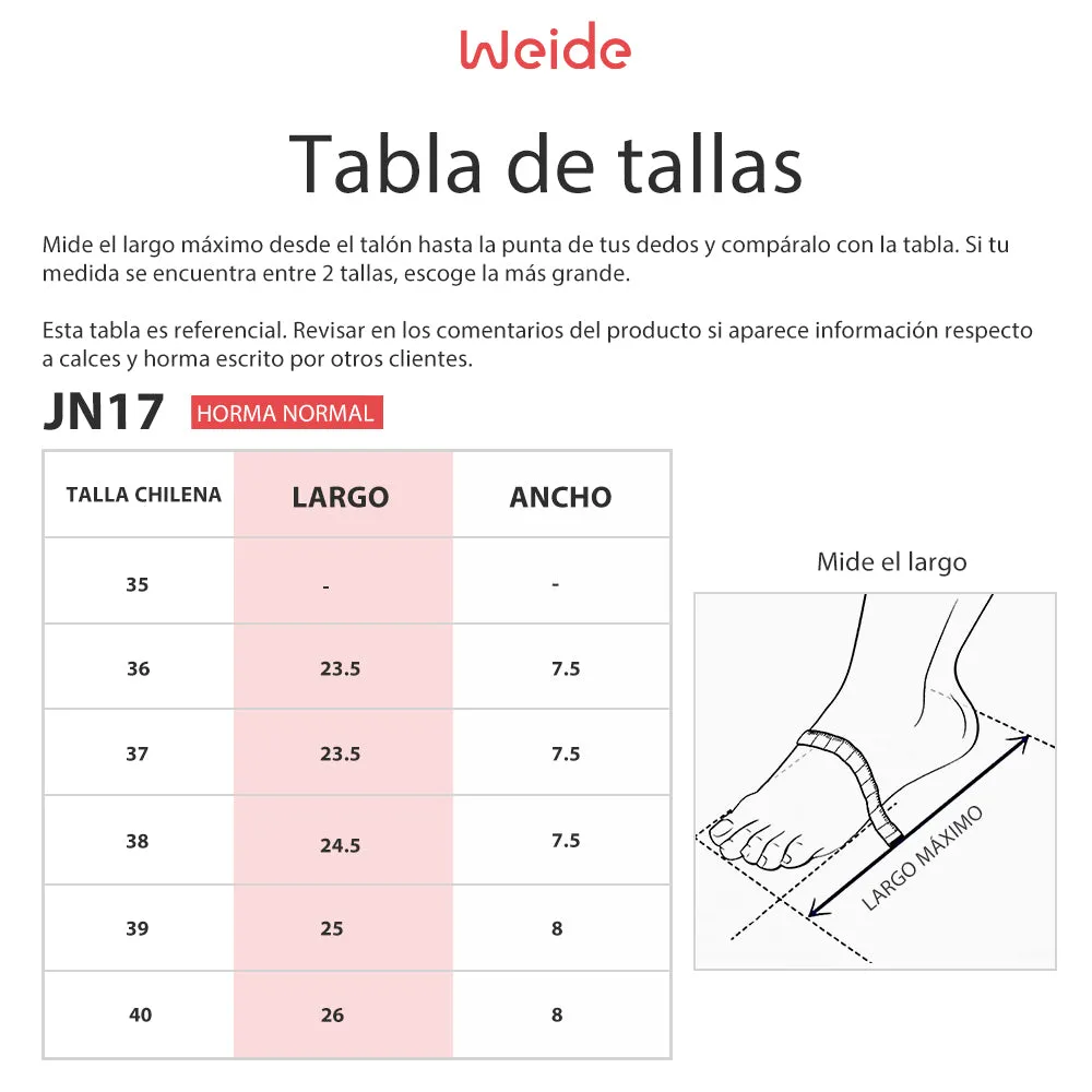 Mocasin Mujer Emilia Negro Weide