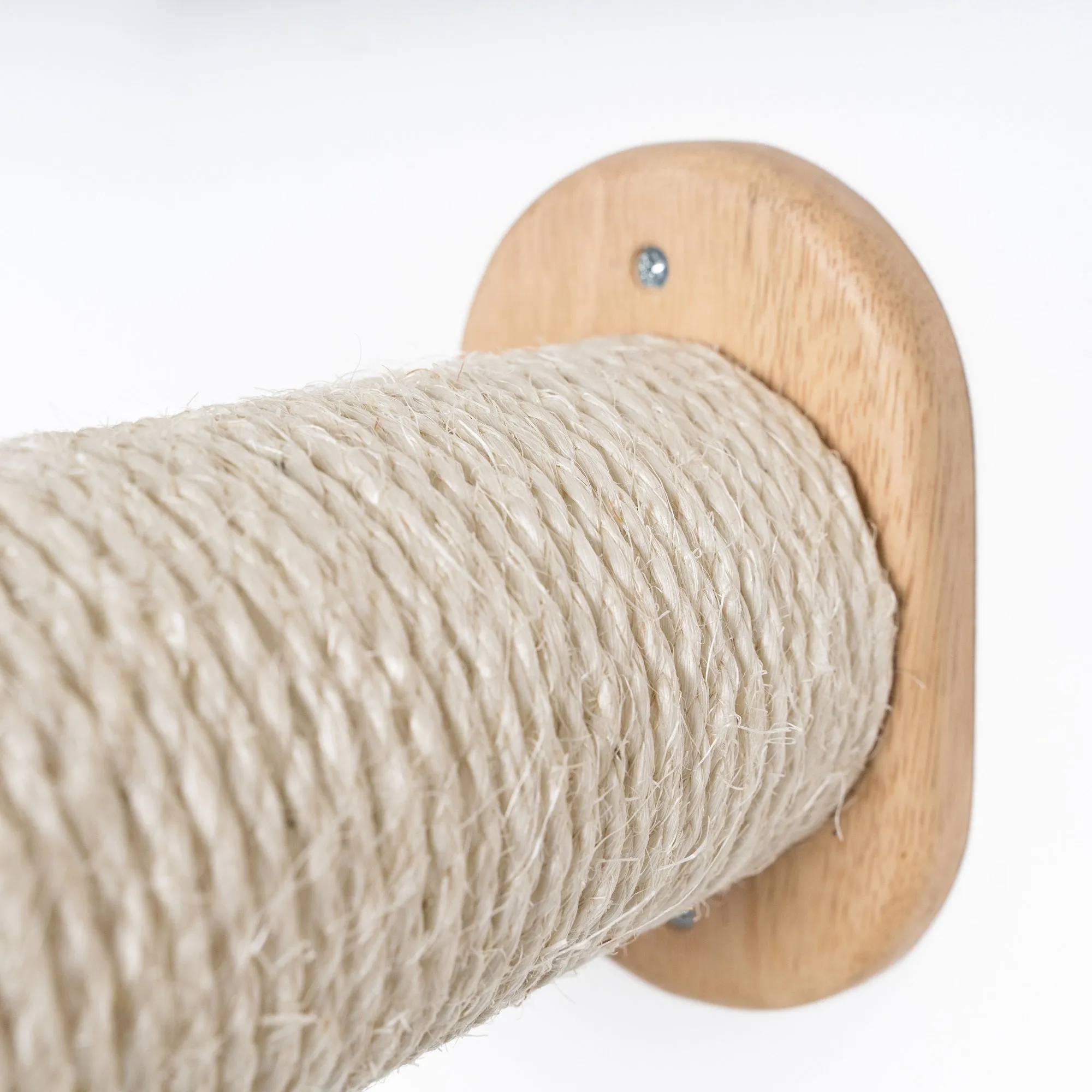 Muro Escalada Para Gatos - Set de Postes Sisal (Beige)
