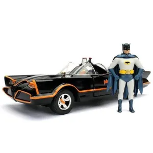 New Arrival Jada Toys Vehículo Batimobile & Batman Escala 1:24 Batman Clasic Tv Series