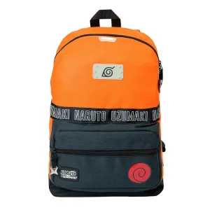 New Arrival Kee Pack Mochila Naranja Con Gris Naruto Uzumaki Naruto