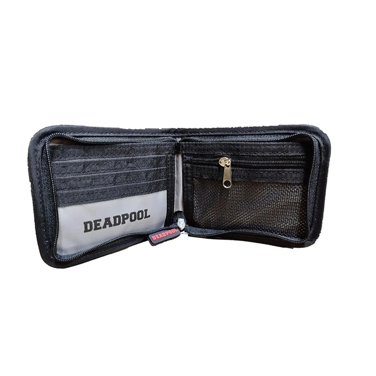 New Arrival Kndit Caps Cartera Deadpool Gris Logo Marvel Comics