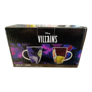New Arrival Siglo 21 Set Taza Con Cuchara Cruella Y Malefica Villains