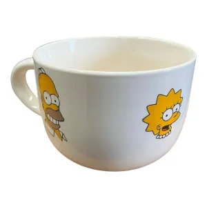 New Arrival Siglo 21 Taza Blanca Caras Familia Los Simpsons