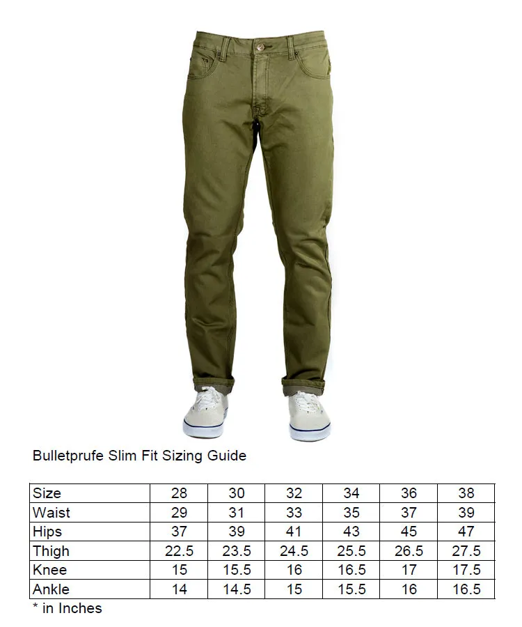 Olive Green Kush Denim - Slim Fit - 5th Gen