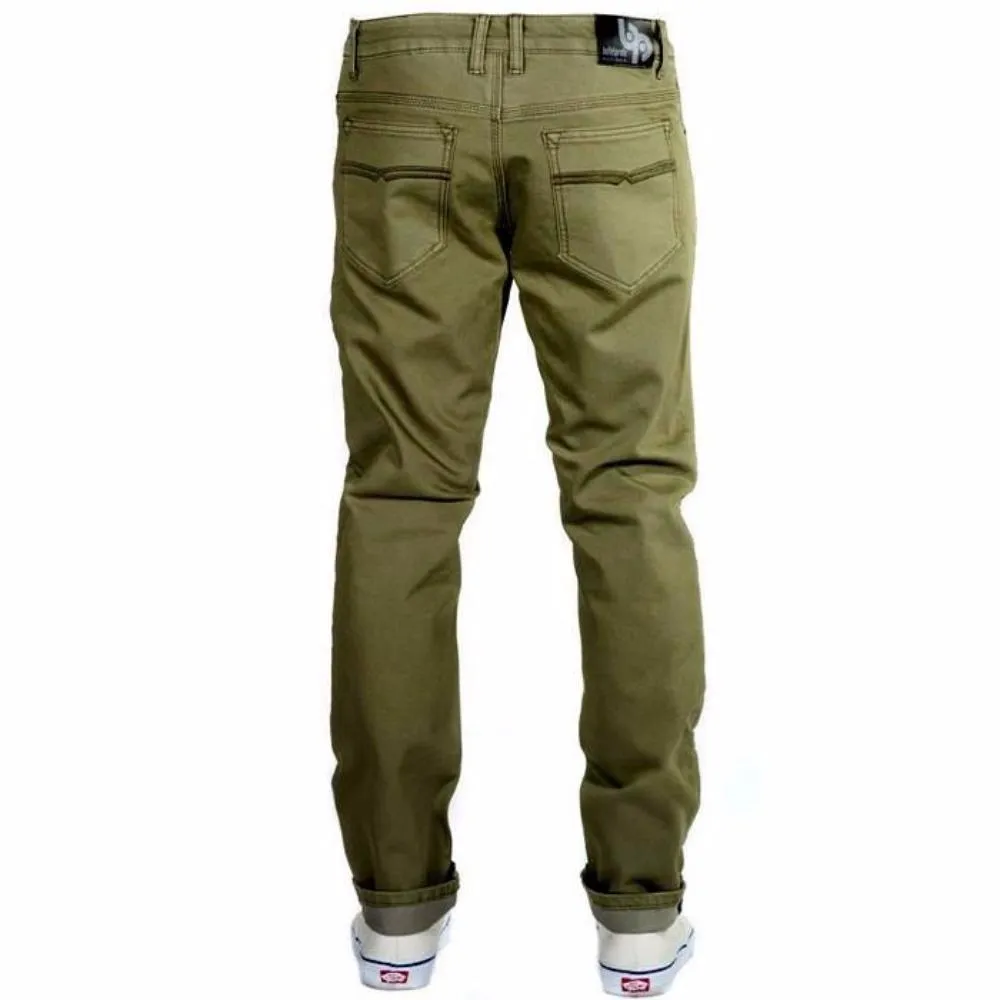 Olive Green Kush Denim - Slim Fit - 5th Gen