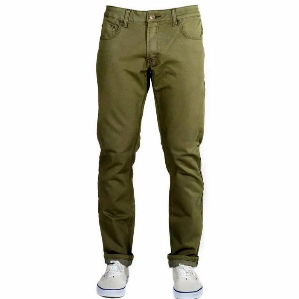 Olive Green Kush Denim - Slim Fit - 5th Gen