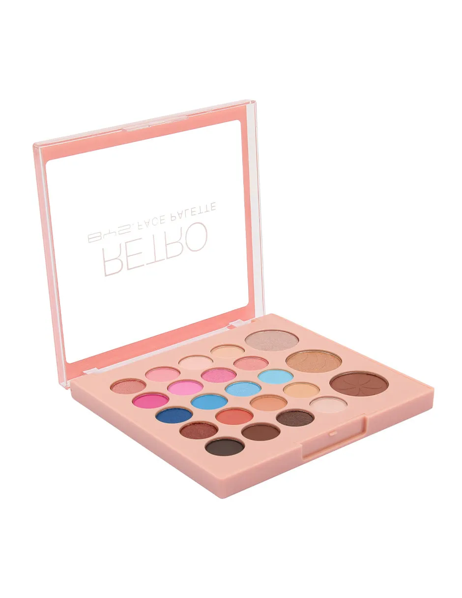 Paleta para ojos y rostro Retro