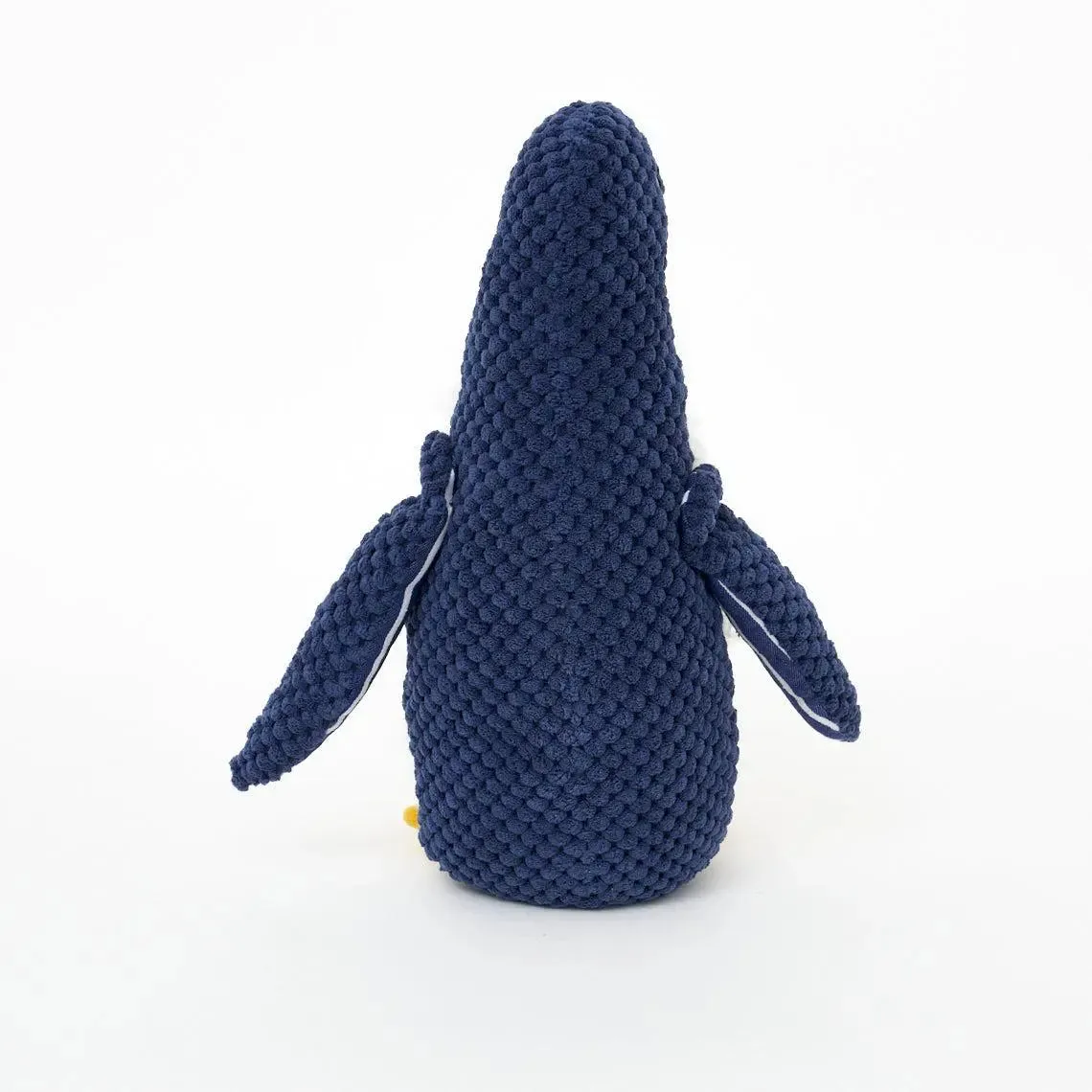 Peluche de Pingüino blanco, azul y amarillo 29 cm - D2278