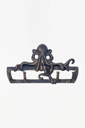Perchero pulpo azul - D967