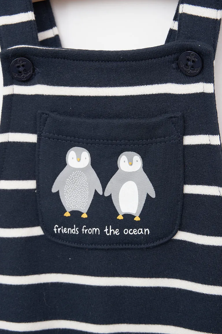 Peto de algodón con dibujo de pingüinos