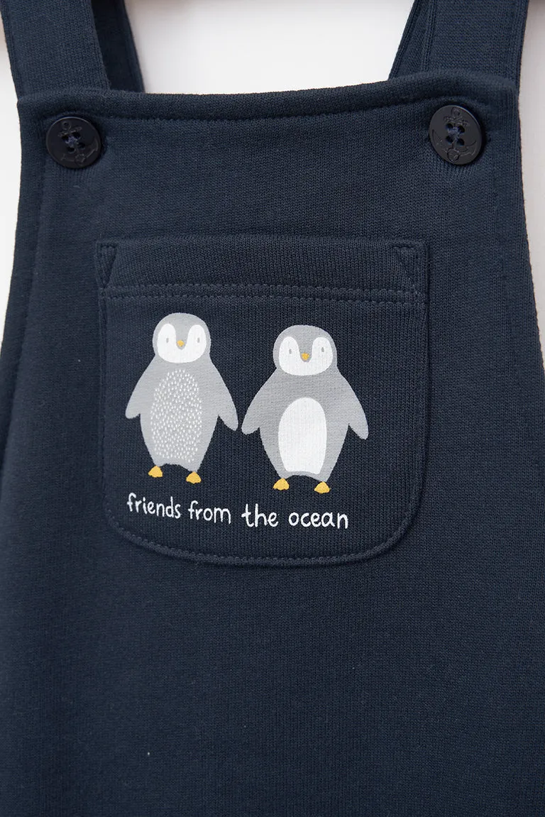Peto de algodón con dibujo de pingüinos