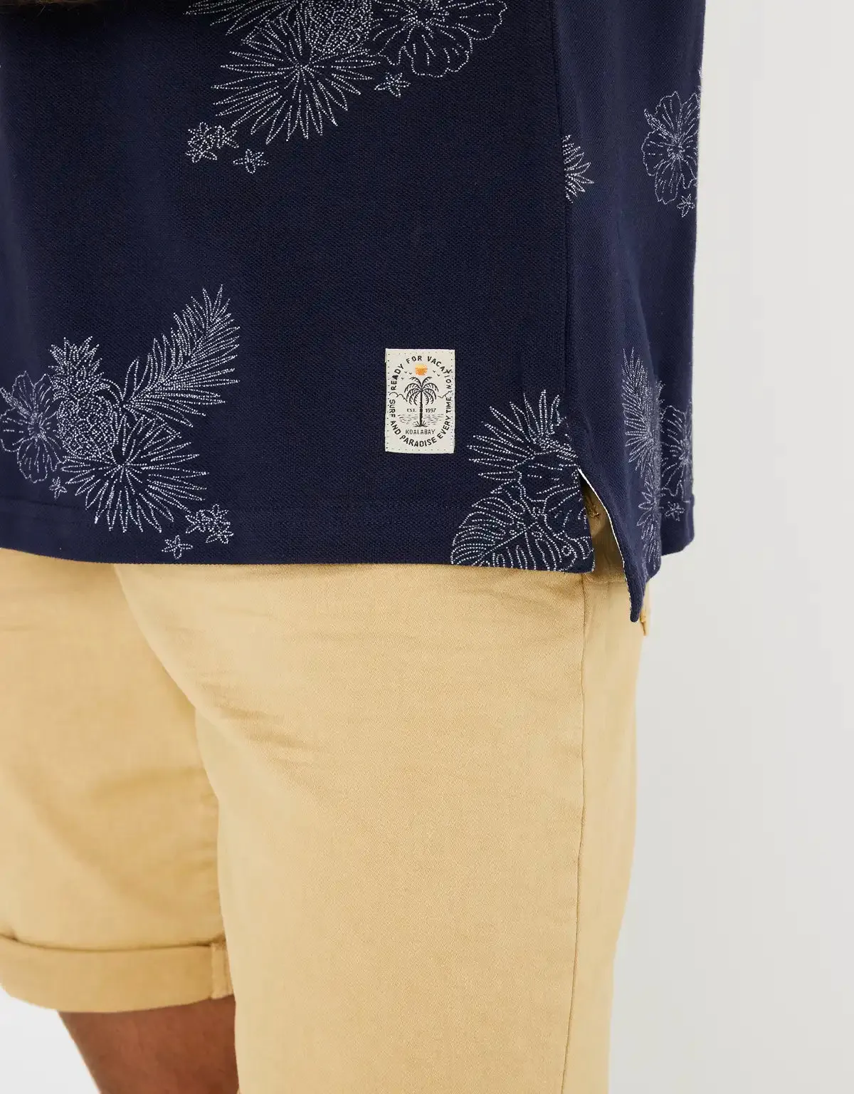 Polo Manga Corta Estampado - Pakiri