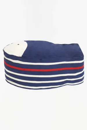 Puf con forma de pez azul - D1143