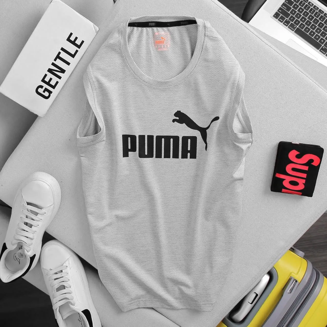PUMA Dri-FIT Men's Slim Fit Sleeveless Top