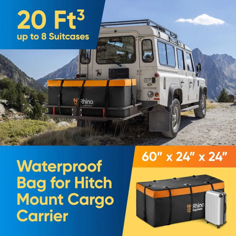 Rhino BagMate Waterproof Hitch Cargo Bag | 565 Litre