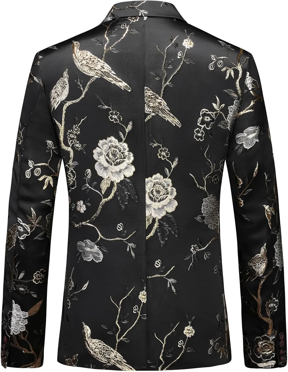 Rogers & Morris Blazer for Men Casual Slim fit Suit Jacket Dress Party Floral Men's Sport Coat Chaqueta de Traje para Hombre