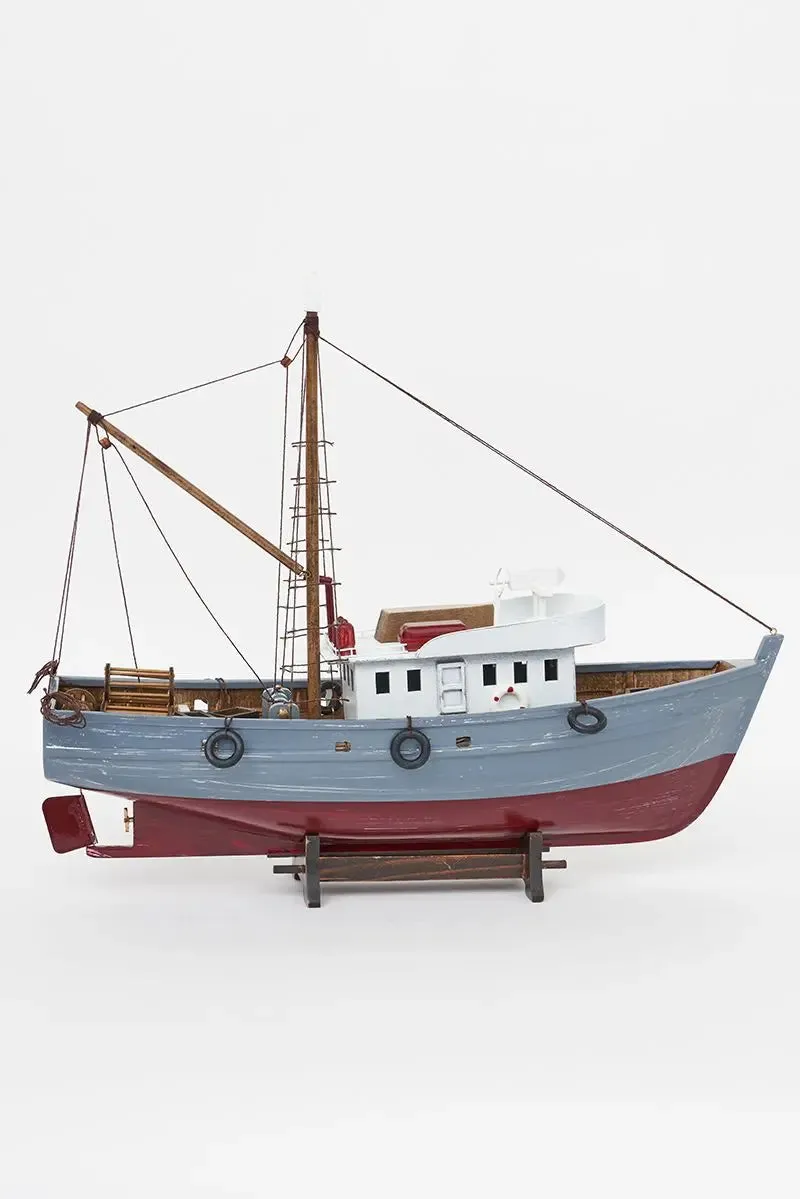 Réplica o maqueta de barco pesquero