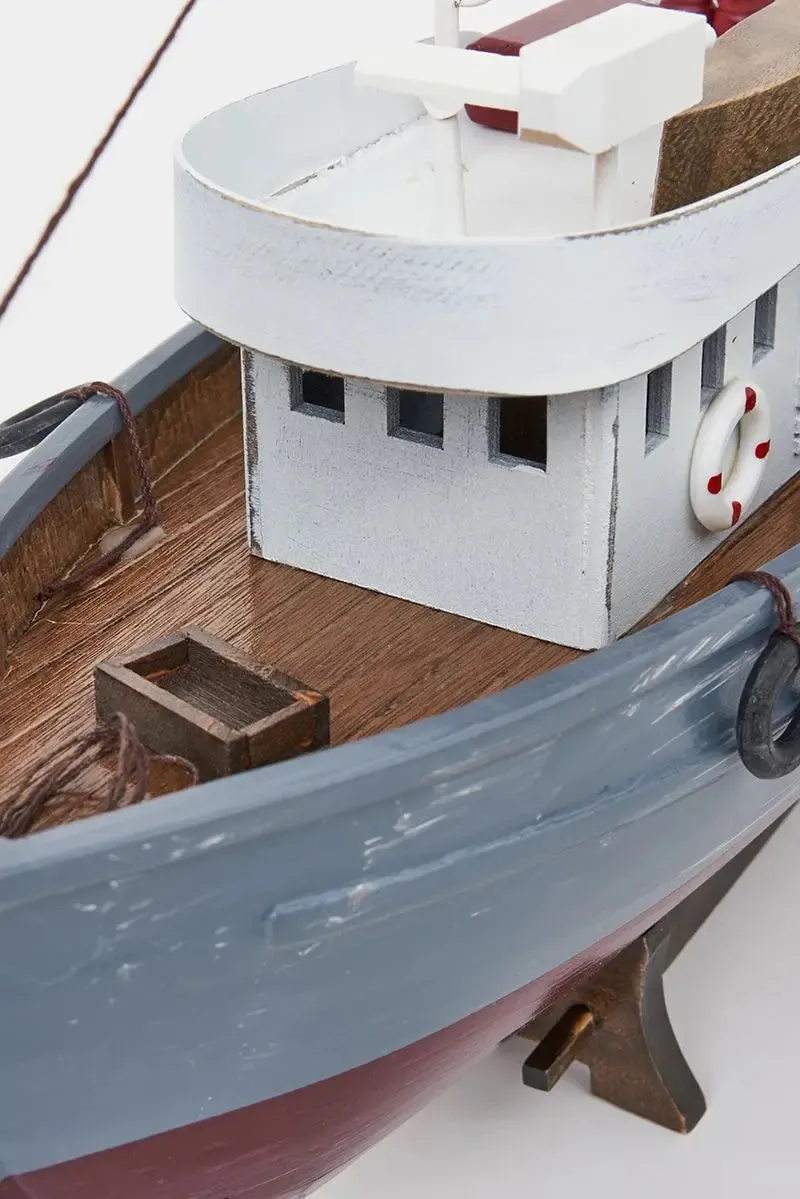 Réplica o maqueta de barco pesquero