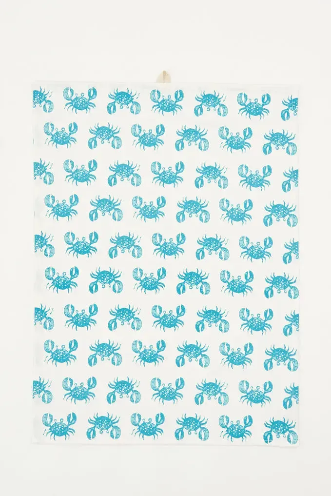 Set de 3 trapos con cangrejos en 3 colores
