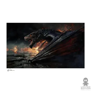 Sideshow Art Print Dragon Cave 2 Greg Rutkowski