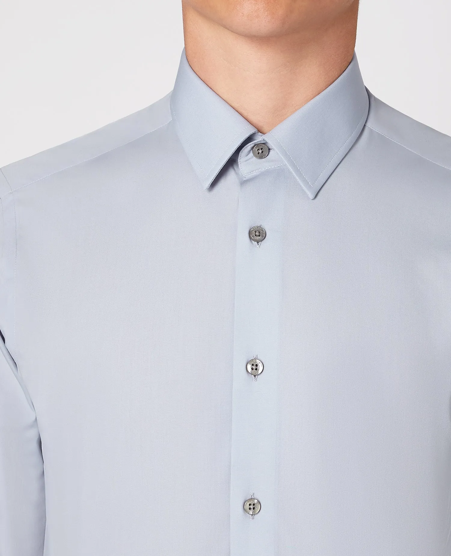 Slim Fit Cotton-Blend Shirt