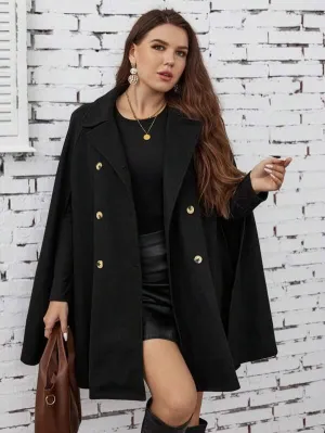 Sobretudo De Capa Plus Size - Leona