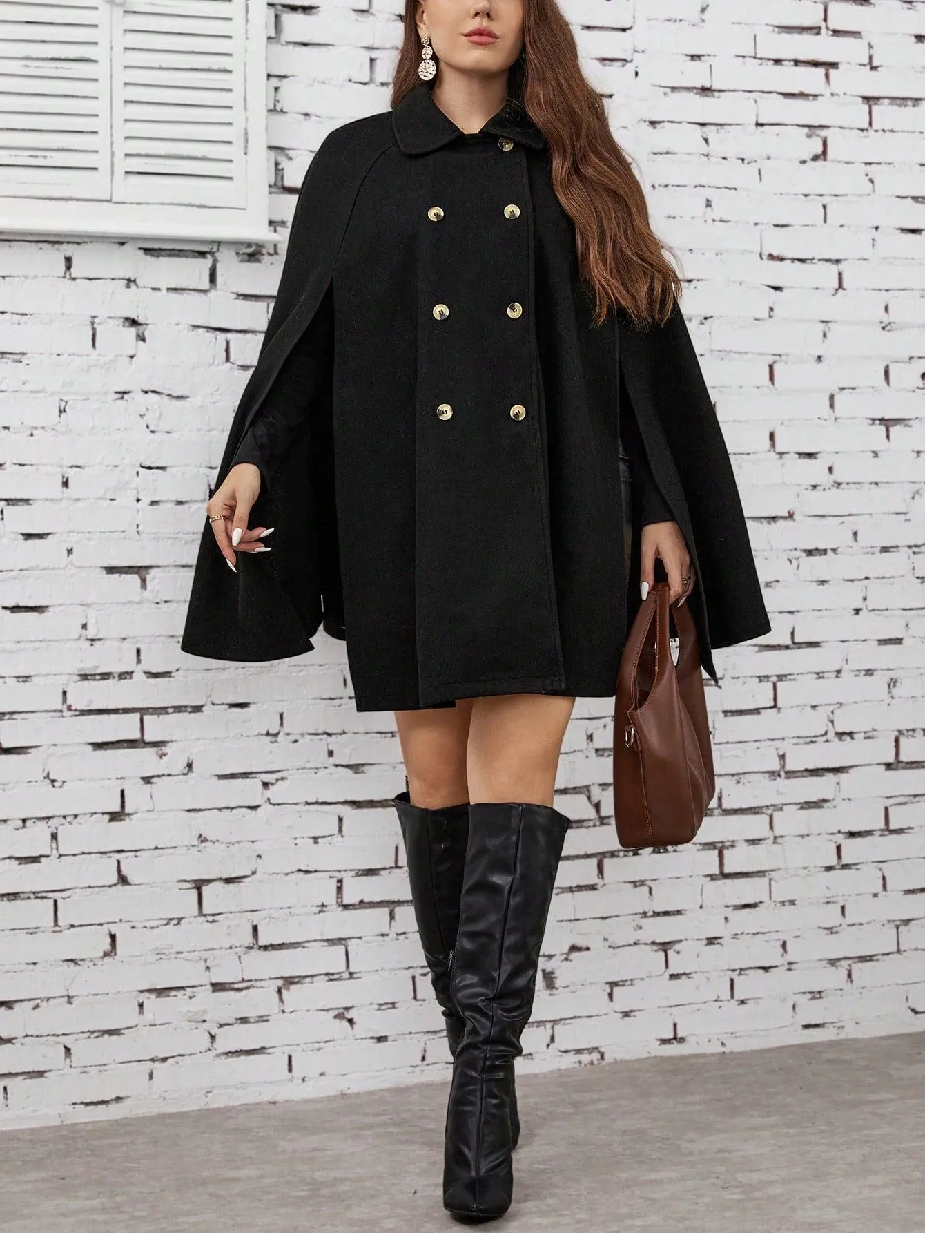 Sobretudo De Capa Plus Size - Leona