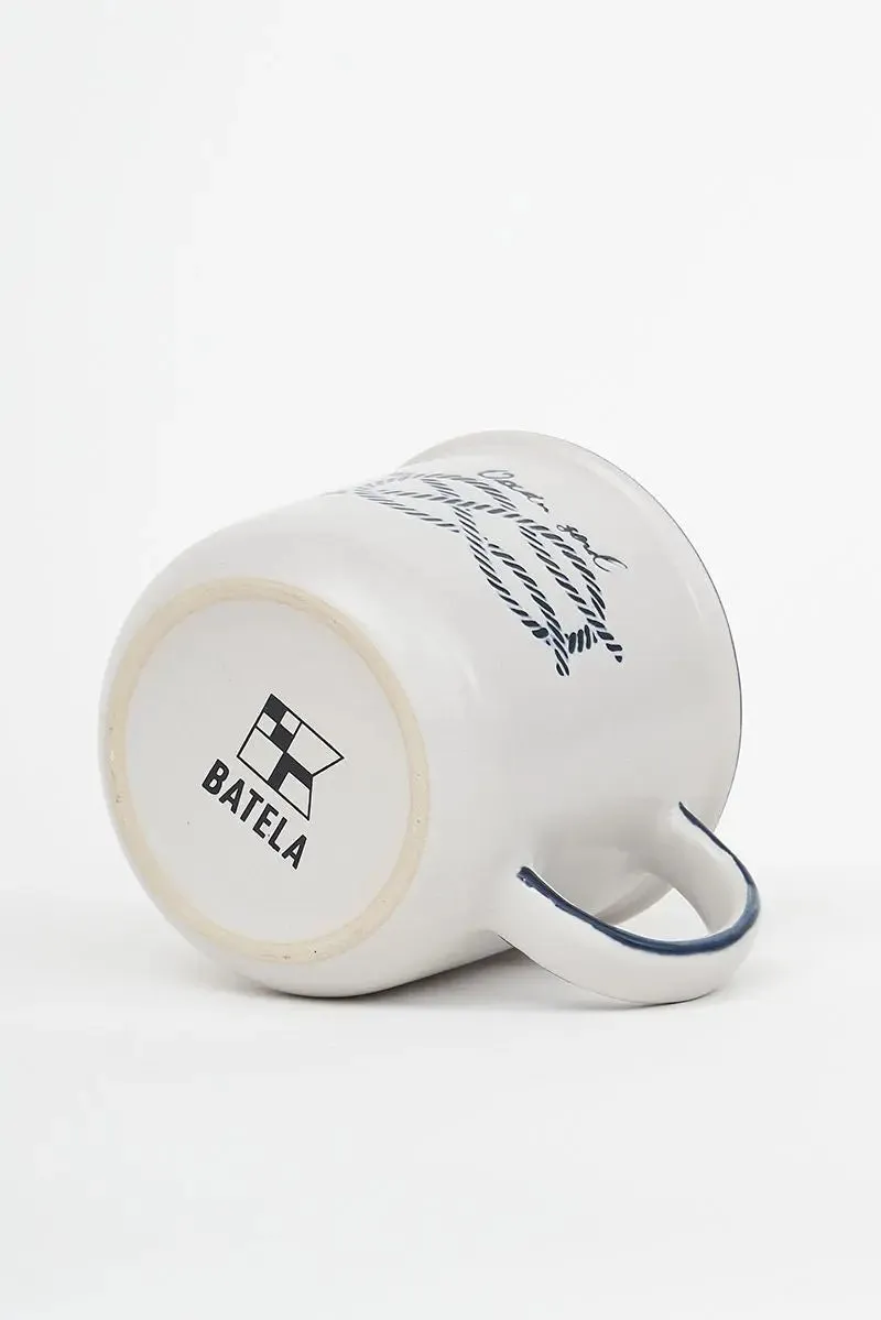 Taza 'Nudo marinero' cerámica