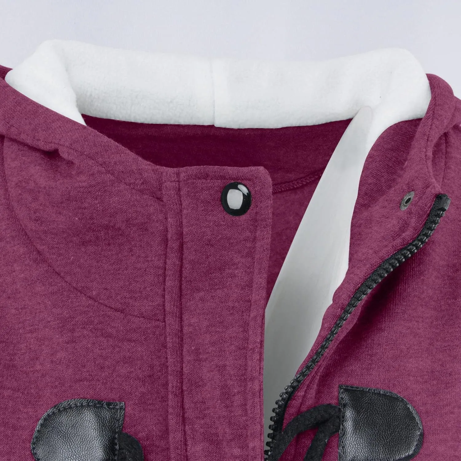 Winter Coats for Women Womens Trendy Horn Button Hooded Overcoat Long Sleeve Jackets 2025 Loose Travel Sweater