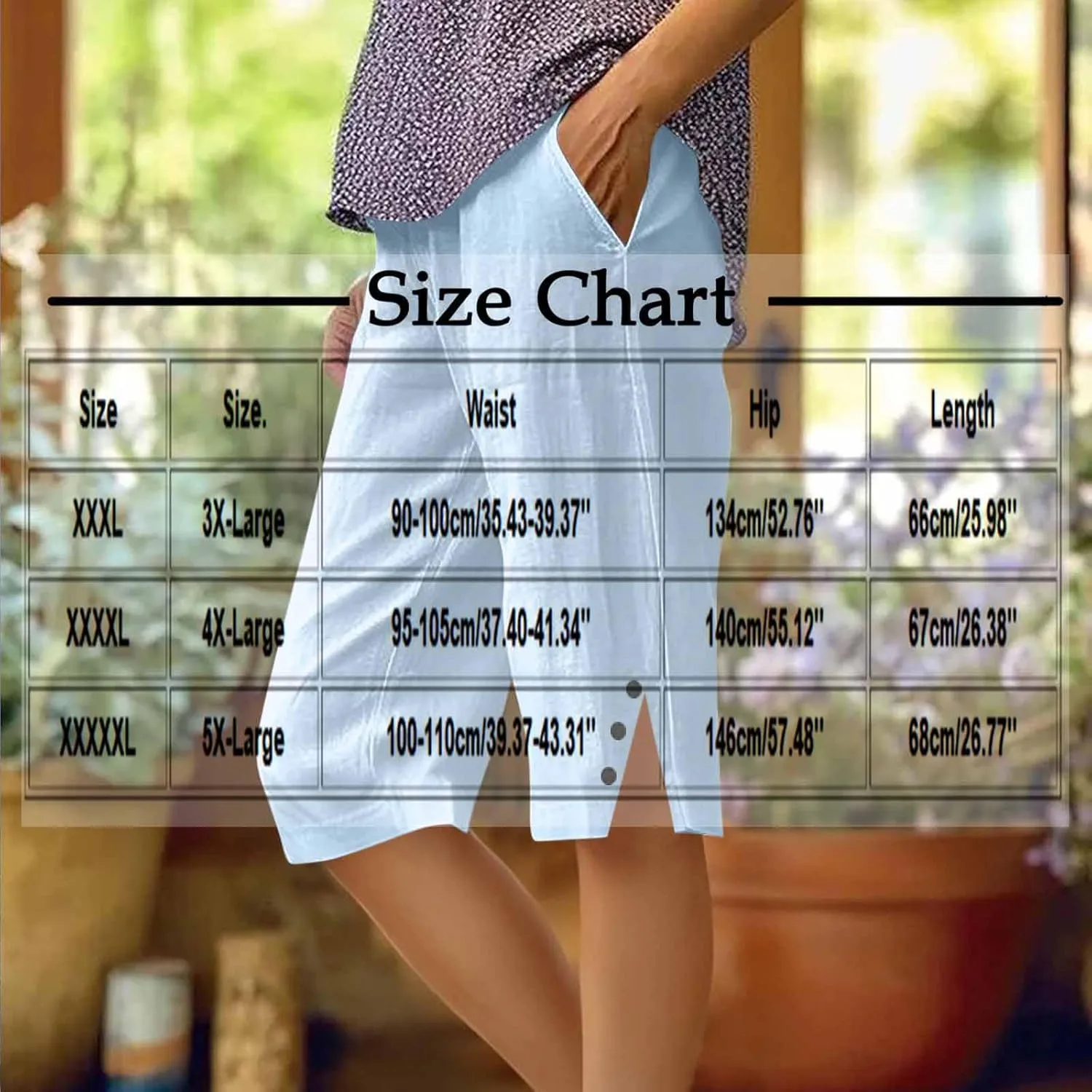 Womens Capri Pants 2025 Knee Length Cotton Linen Capris Summer Straight Leg Loose Beach Bermuda Shorts with Pockets