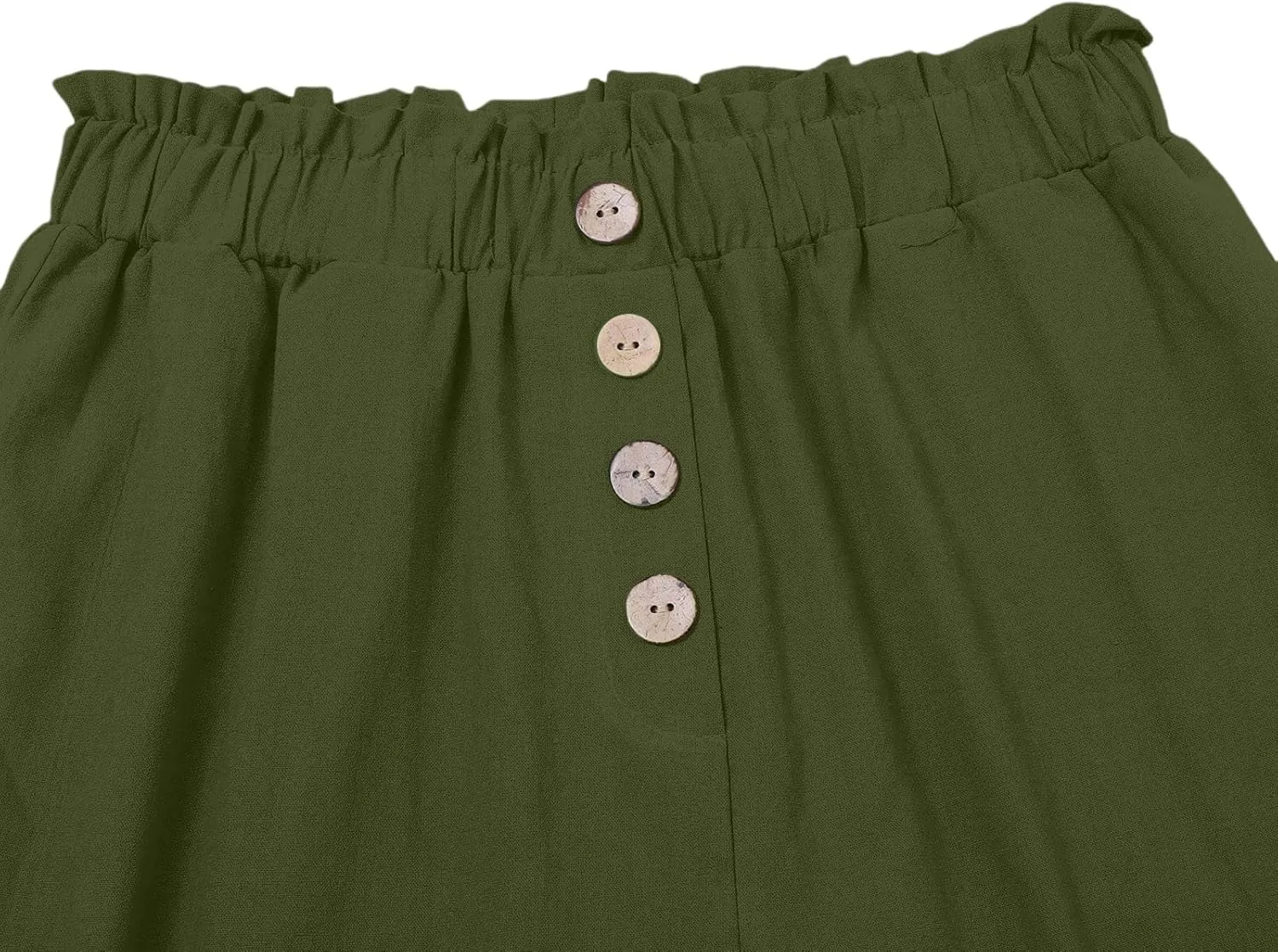 Womens Casual Pants Summer Dressy Business High Waist Paperbag Cropped Pants Work Slim Tapered Trousers