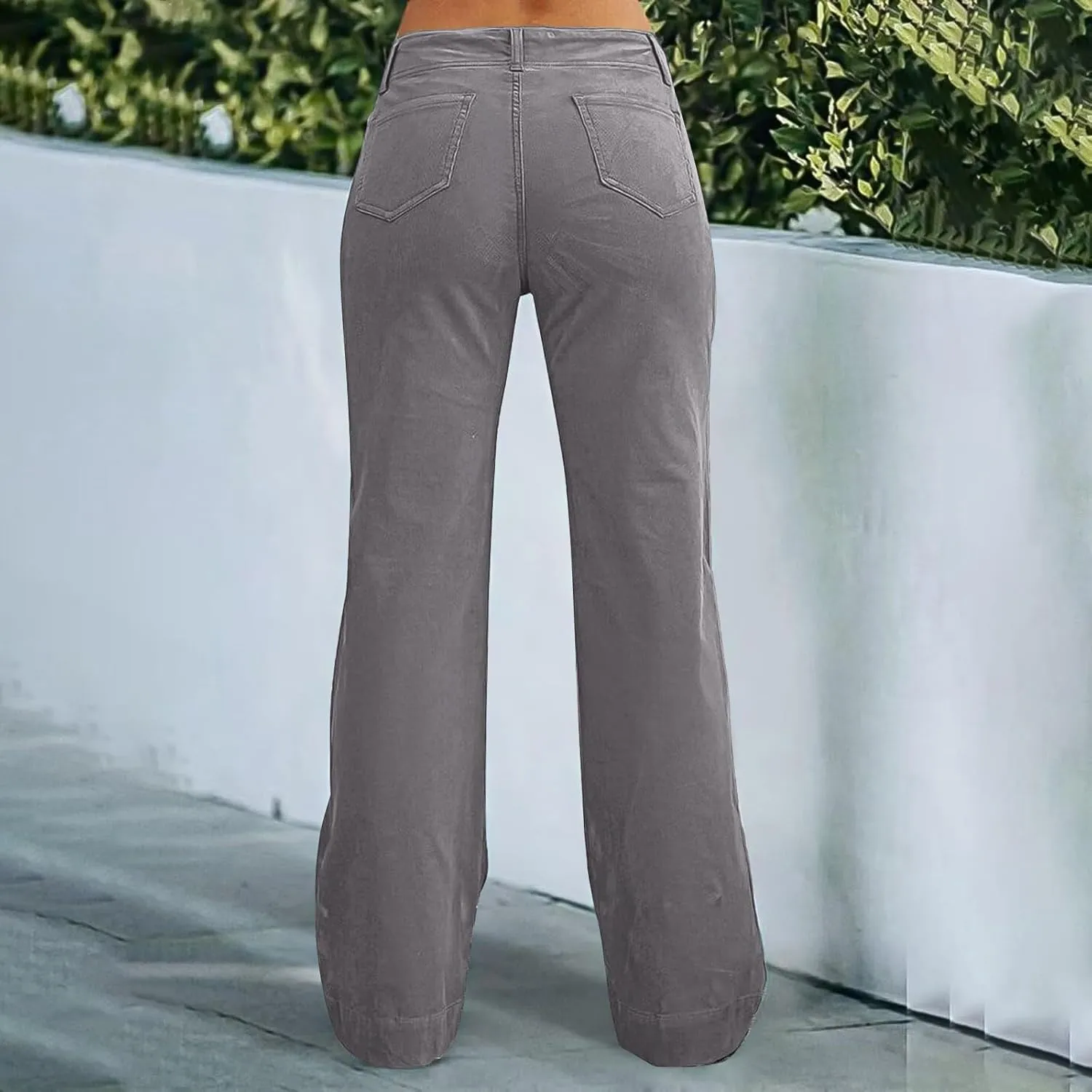 Womens Jeans Mid Rise Wide Leg Bell Bottom Flare Jean Stretchy Skinny Trendy Bootcut Demin Pants with Pockets