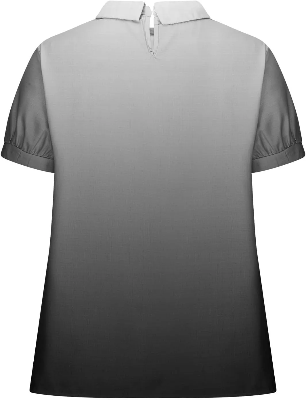 Womens Summer Tops Short Sleeved Creative Gradient Patchwork Color Cute Shirt T Shirt Shirts for Women Linen Blouses