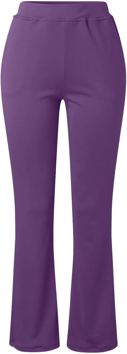 Work Slacks for Women 2025 Knit High Waist Office Dress Petite Yoga Pants Business Casual Pant Trousers Pantalones